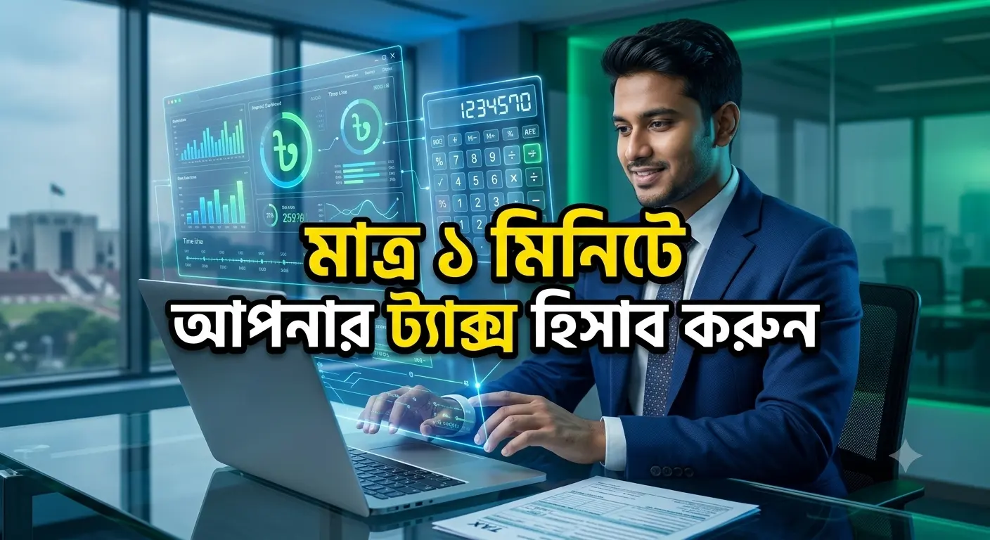 Income Tax Calculator কী? বাংলাদেশে অনলাইনে আয়কর হিসাব করার সহজ উপায় (২০২৬ গাইড)